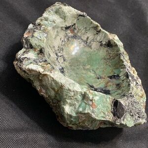 Vintage Madagascar Genuine Natural Fluorite Bowl Large